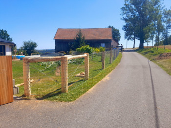 Pletivové oplocení RD v Košťálově