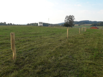 21. Plot kolem soutěžní plochy pro ME soutěže pasteveckých psů