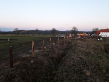 44. Oplocení zimoviště býků v Čisté u Rovné